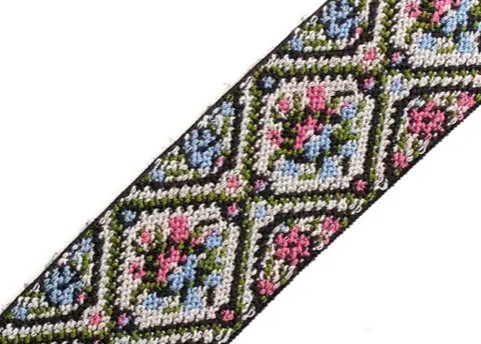 Bild 1 von Reststück Gummiband für Trachtengürtel - 4 cm  - Dirndlgürtel elastisch - 70cm