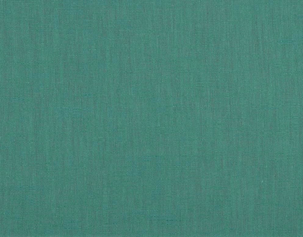 Bild 1 von Reststück Leinenstoff - hell petrol - vorgewaschen - 50 cm