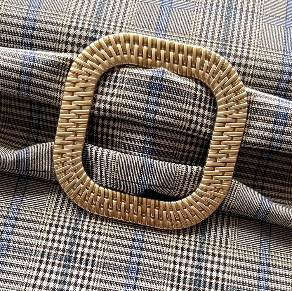 Bild 1 von Dirndlschnalle Gürtel Schürze - Metall -  goldfarben - 50mm