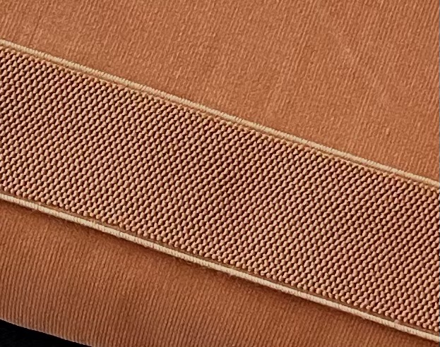 Bild 1 von Gummiband für Trachtengürtel - 5 cm  - cognac  Dirndlgürtel elastisch gewebt