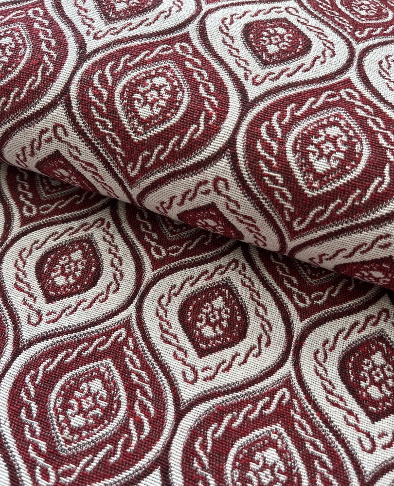 Bild 1 von Gobelin Jacquard Stoff Dirndl - geometrisches Muster - 200 cm