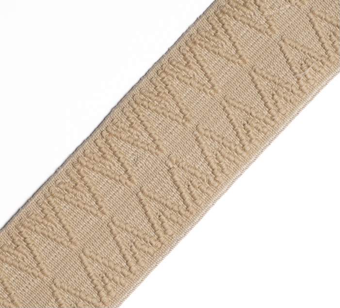 Bild 1 von Gummiband für Trachtengürtel - 5 cm  - hellbeige Dirndlgürtel elastisch gewebt