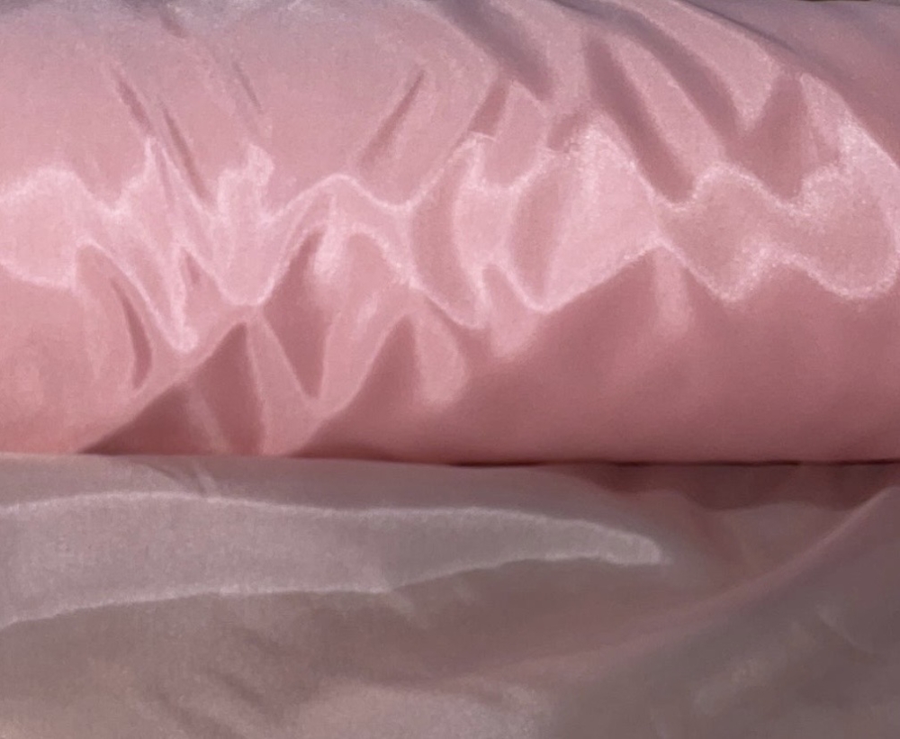Bild 1 von Reststück Freudenberg Futtertaft Futterstoff - Futter - rosa -  180 cm