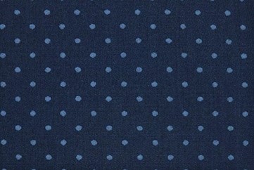 Bild 1 von Reststück Dirndl Stoff  Baumwollsatin Punkte - dunkelblau hellblau - 90 cm