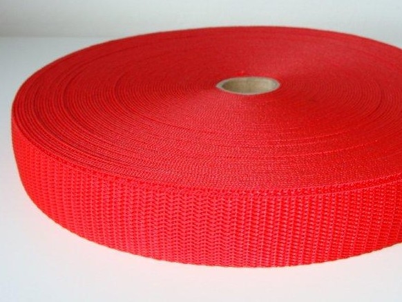 Bild 1 von Gurtband  - 30 mm breit -  rot