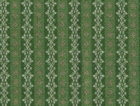 Bild 1 von Reststück Trachten Dirndl Stoff  Baumwollköper  knitterarm Rankenmuster grün  - 175 cm