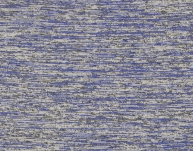 Bild 1 von Reststück Strickstoff  - blau grau meliert - 150 cm