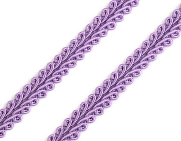 Bild 1 von Reststück Borte Posamentborte - 8 mm breit - lavendel    430cm