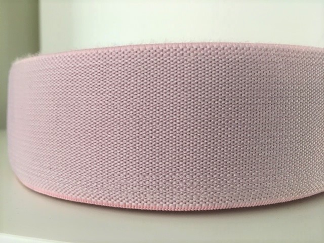 Bild 1 von Gummiband für Trachtengürtel - 4 cm  - rosa rose sand pastell- Dirndlgürtel elastisch gewebt