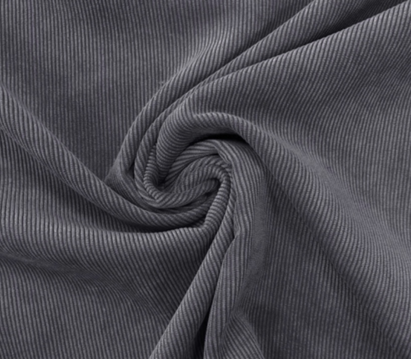 Bild 1 von Reststück Breitcord Samtcord - walnussbraun pastell - 200 cm