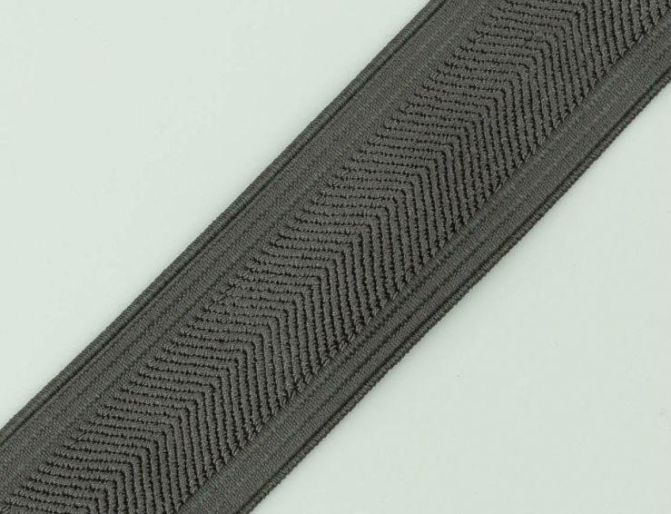 Bild 1 von Gummiband für Trachtengürtel - 3,5 cm  - khakibraun  Dirndlgürtel elastisch gewebt