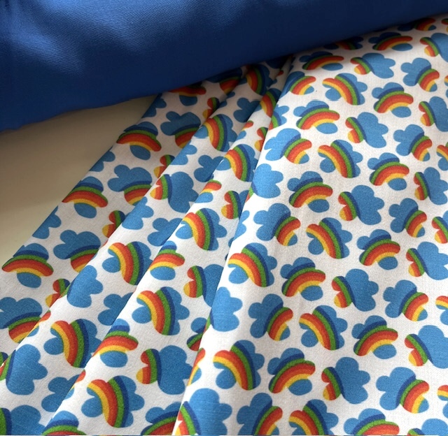 Bild 1 von Agatha Ruiz de la Prada  Baumwolle  - Regenbogen Wolken  - 50cm