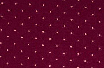 Bild 1 von Dirndl Stoff Baumwollsatin Punkte - weinrot rosa - 50 cm
