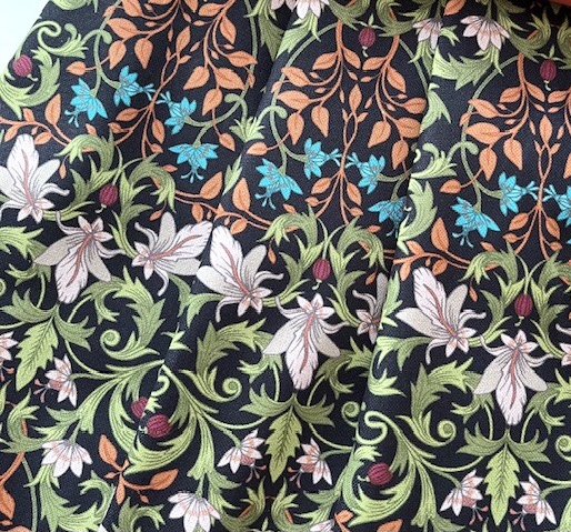 Bild 1 von Trachten Dirndl Stoff - knitterarm - Blumen Ornamente - 50 cm