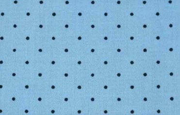 Bild 1 von Dirndl Stoff  Punkte - hellblau dunkelblau - 50 cm