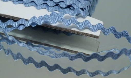 Bild 1 von Schmale Zackenlitze - 4 mm breit - viele Farben  / (Farbe) hellblau