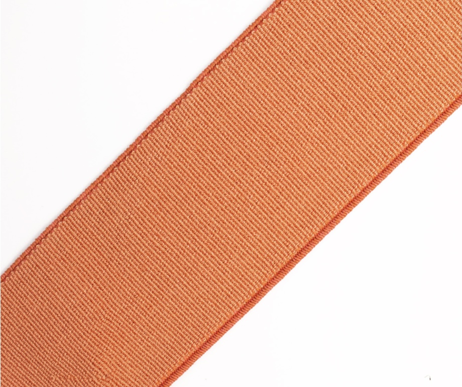 Bild 1 von Gummiband für Trachtengürtel - 4 cm  - marille - Dirndlgürtel elastisch gewebt