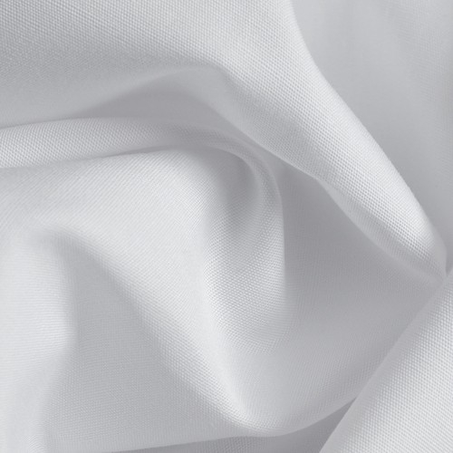 Bild 1 von Blusenstoff Baumwolle Popeline uni - weiß - 50 cm