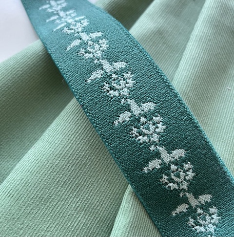 Bild 1 von Reststück Gummiband für Trachtengürtel - 4 cm  - Dirndlgürtel 120 cm