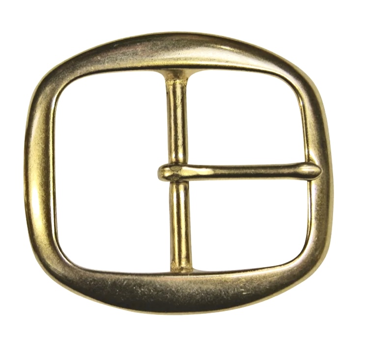 Bild 1 von Gürtelschnalle mit Dorn - Schließe - Metall goldfarben -  45 mm
