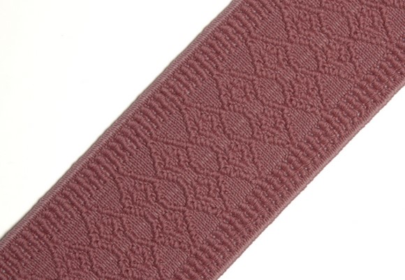 Bild 1 von Gummiband für Trachtengürtel - 5 cm  - altrosa Dirndlgürtel elastisch gewebt