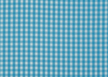Bild 1 von Reststück VICHY KARO-Stoff - türkis - 3 mm Karo - 80 cm