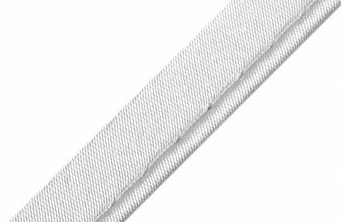 Bild 1 von Paspel Paspol  / Biese Satin - 10 mm breit - hellgrau silbergrau