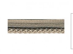 Bild 1 von Paspel Paspol  / Biese Satin - gedreht - 10 mm breit - sandgrau  - Farbe 44