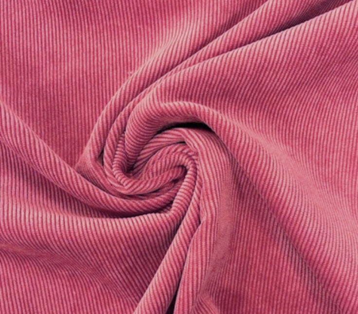 Bild 1 von Reststück Breitcord Samtcord - himbeere - 200 cm