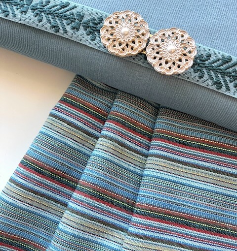 Bild 1 von Jacquard Dirndl-Stoffpaket Spenzer Rock Querstreifen Christina