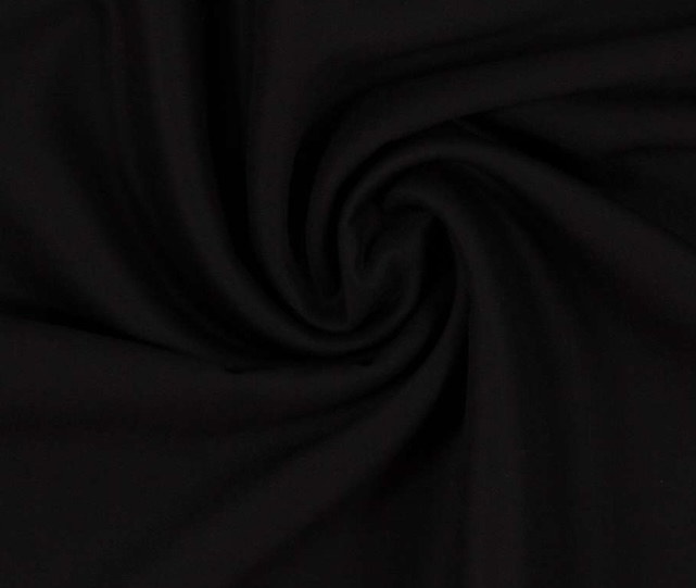 Bild 1 von Loden Wollstoff Tuchloden Mischgewebe - schwarz -  50 cm