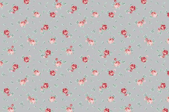 baumwollstoff grau blumen