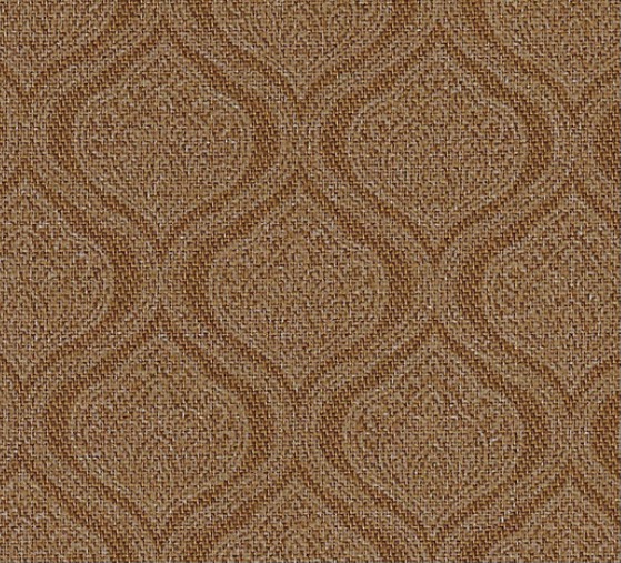 Bild 1 von Trachten Dirndl Stoff  Baumwollköper - knitterarm  -  Ornamente - ocker eiche  - 50 cm
