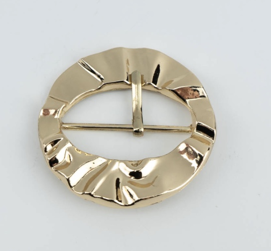 Bild 1 von Gürtelschnalle mit Dorn - Schließe - Metall -  goldfarben 40mm