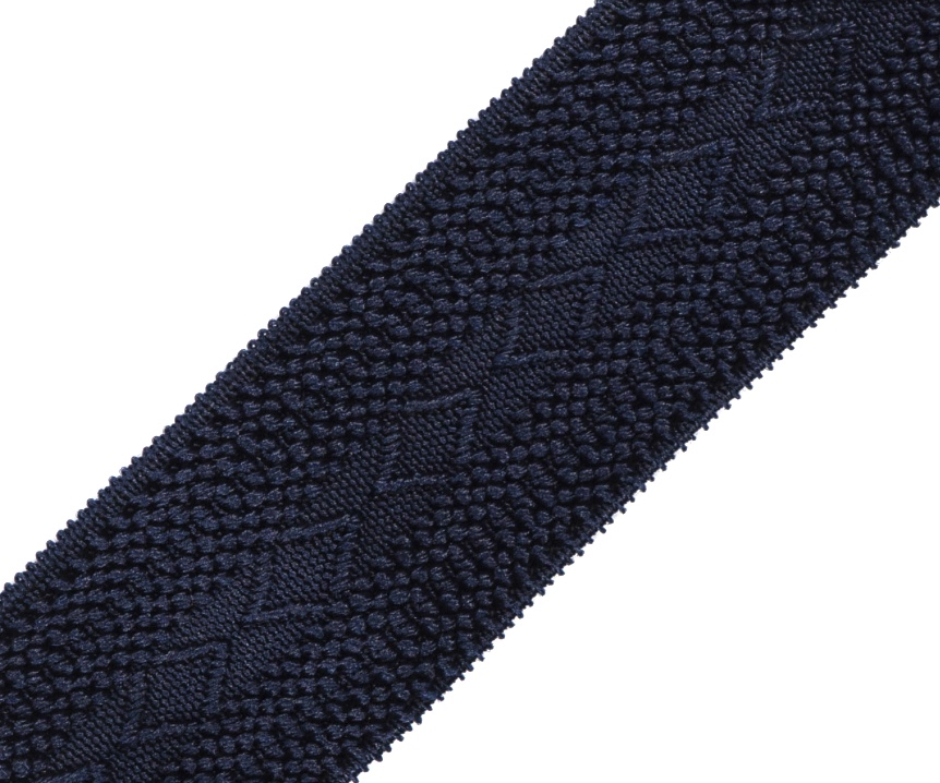 Bild 1 von Gummiband für Trachtengürtel - 4 cm  - nachtblau Dirndlgürtel elastisch gewebt
