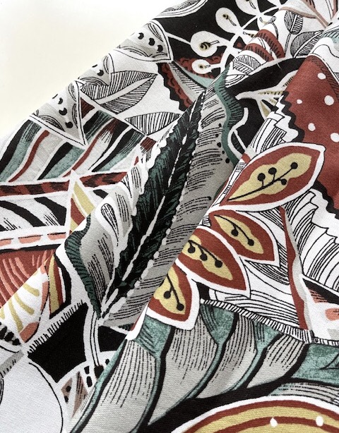 Bild 1 von Baumwolldruck - knitterarm  -multicolor  - 200 cm