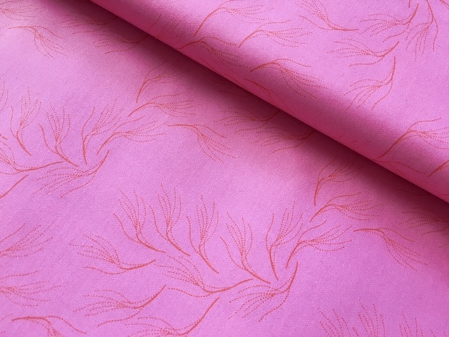Bild 1 von Dirndl  Schürzenstoff Trachten Stoff  - pink orange  - 50 cm