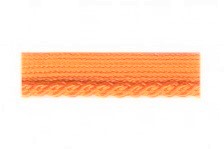 Bild 1 von Paspel Paspol  / Biese Satin - gedreht - 10 mm breit - pastell orange - Farbe 52