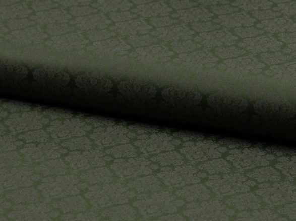 Bild 1 von Dirndl Stoff Blumenornamente - flaschengrün grau - 50 cm