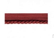 Bild 1 von Paspel Paspol  / Biese Satin - gedreht - 10 mm breit - bordeauxrot weinrot - Farbe 72