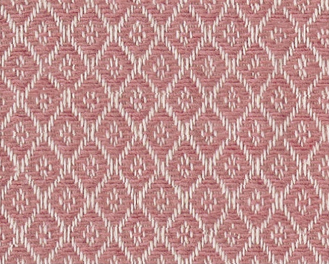 Bild 1 von Jacquard Mischgewebe knitterarm Ornamentmuster Waben - altrosa - 50 cm