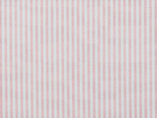 Bild 1 von Baumwollstoff Popeline Streifen - garngefärbt rosa - 3mm - 50 cm