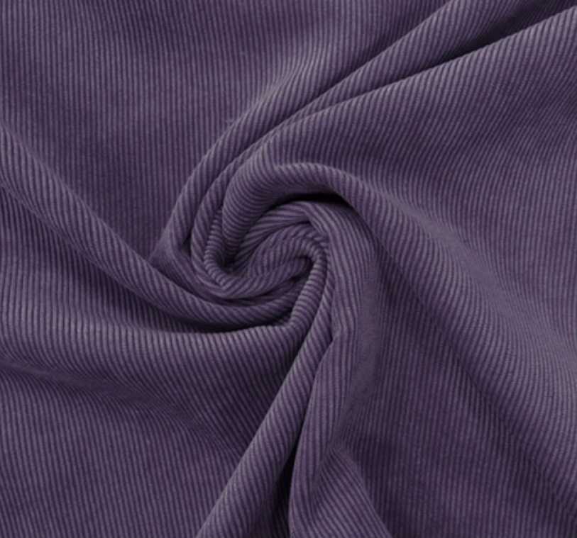 Bild 1 von Reststück Breitcord Samtcord - aubergine - 200 cm