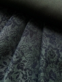 Bild 2 von Wollsatin Jacquard knitterfrei Blumenmuster - khakigrün schwarz - 50 cm