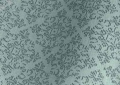 Reststück Dirndl Stoff Baumwollsatin Blumenornamente - zartes graublau-hellgrau- 170 cm