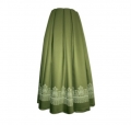 Bild 2 von Trachten Dirndl Stoff  - Blumenbordüre  - knitterarm - altrosa - Rapport 150x135cm
