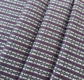 Baumwollköper  Querstreifen knitterarm  blau  - Rapport  150 x 255 cm