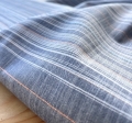 Bild 1 von Baumwoll-Viskose Stoff Streifen Dirndl - Chambray garngefärbt - 50 cm
