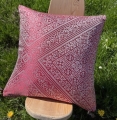 Jacquard Kissenhülle - Marrakesch - pink - 45x45cm