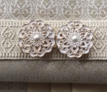Dirndlschnalle Elisabeth Schließe  Schürze - Perle - creme